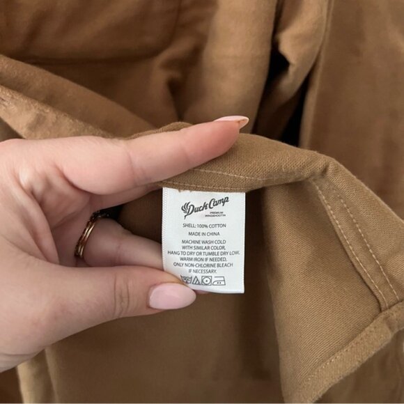 Duck Camp Midweight Shooting Shirt in Upland Orange Sz XXL NWT - Picture 5 of 9